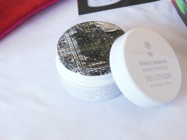 Spa Ceylon White Jasmine Face Masque Packaging
