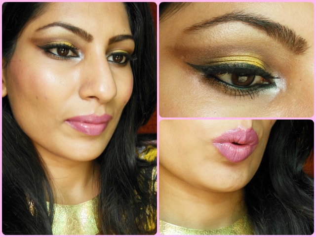 What Am I Wearing Today-Yellow Smokey Eyes