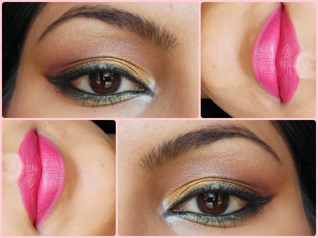 Engagement Makeup - Golden Eyes and Pink Lips