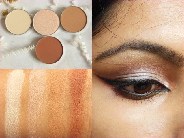 Luxie Beauty Warm Neutral Eye Shadow Look