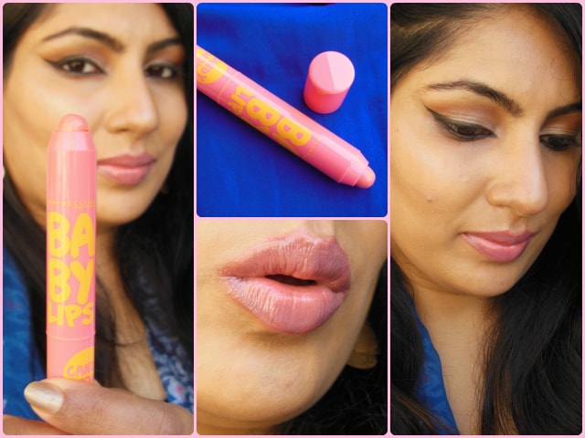 Maybelline Baby Lips Candy Wow Lip Balm Peach Look