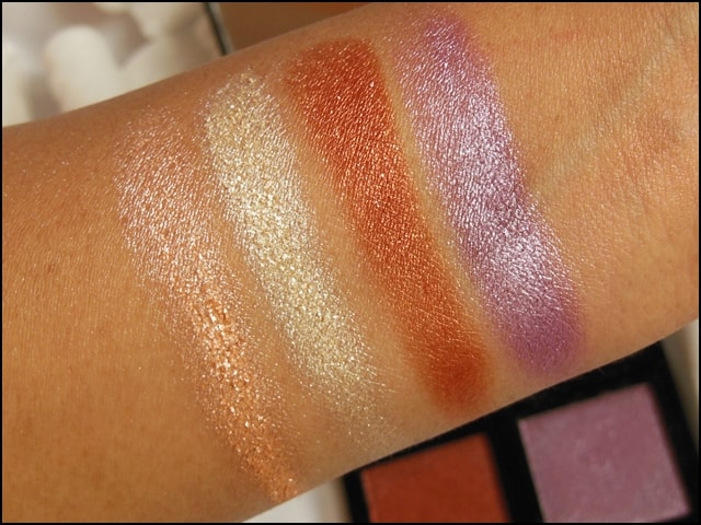 Sedona Lace The Babe Collection Eye Shadow Palette Bridgette Swatches
