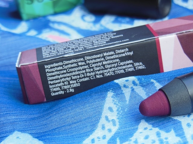 Sugar Matte As Hell Crayon Lipstick Poison Ivy  Ingredients