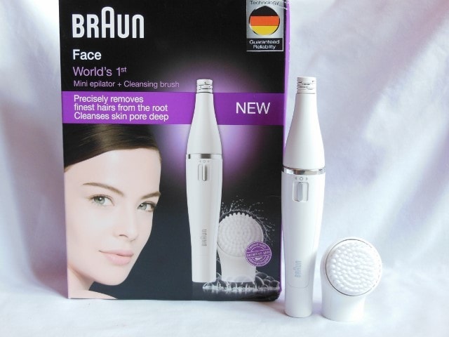 Braun Face Mini Epilator with Cleansing Brush 810