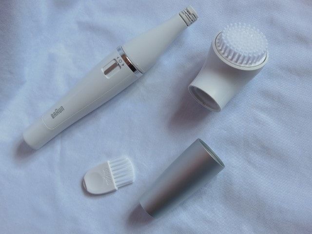 Braun Face Mini Epilator with Cleansing Brush Attachments