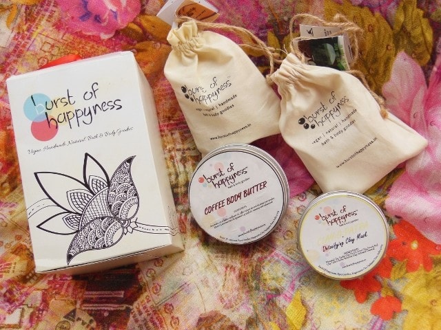 Burst Of Happiness Goodies - Mask, Body Butter and Soaps