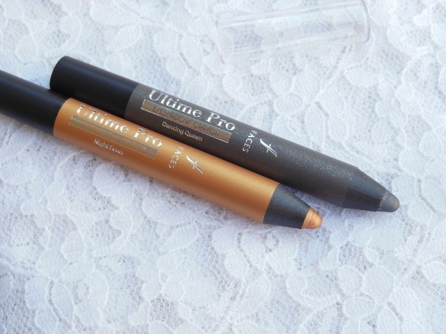 Faces Ultime Pro Eye Shadow Crayons in Night Fever and Dancing Queen