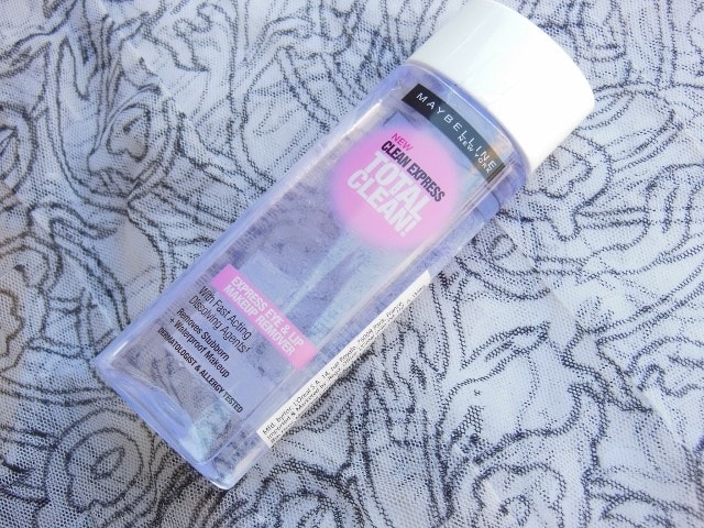Maybelline Clean Express Total Clean Eye and Lip Makeup Remover
