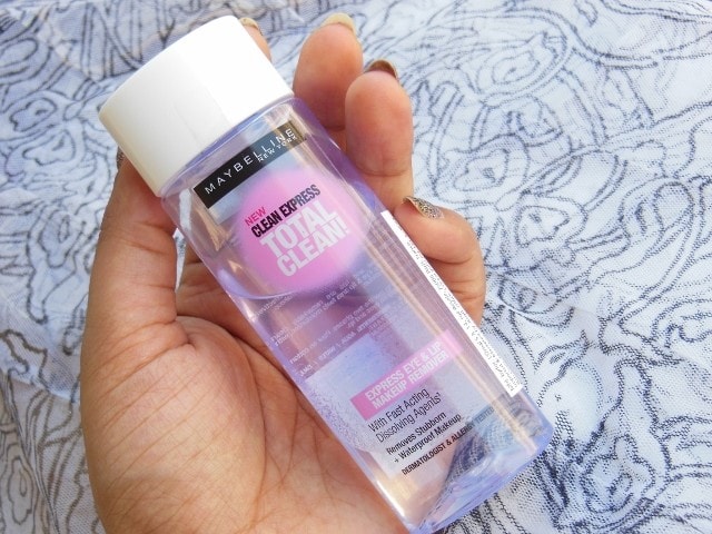 Maybelline Clean Express Total Clean Makeup Remover Review