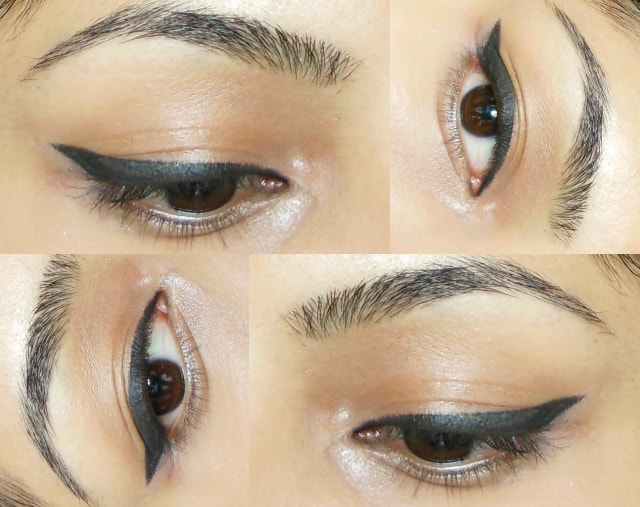 Thick Winged Liner Eye Makeup