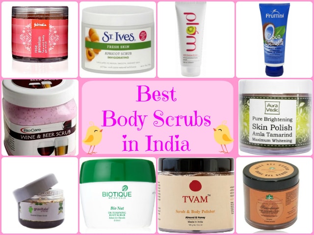Best Body Scrubs Exfoliators in India