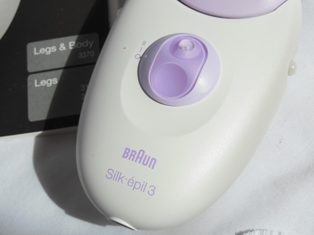 Braun Silk Epil 3 Epilator Controls