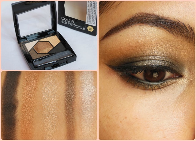 Maybelline Color Sensational Eye Palette Topaz Gold Look