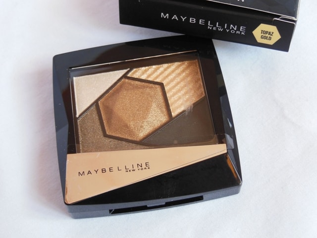 Maybelline Color Sensational Eye Shadow Palette Topaz Gold Review