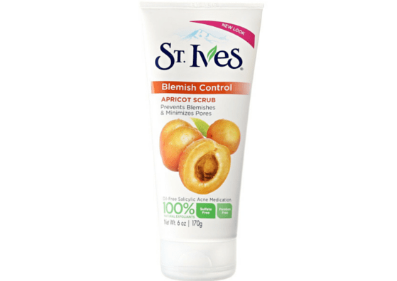Best Face SCrub for Oily skin- St. Ives Blemish and Blackhead Control Apricot Scrub