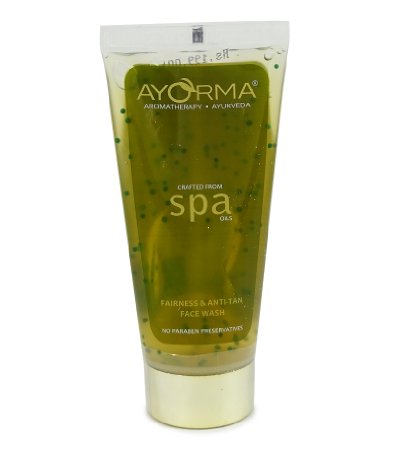 Best Face Washes for Dry Skin India -Ayorma Spa Fairness & Anti Tan Face Wash