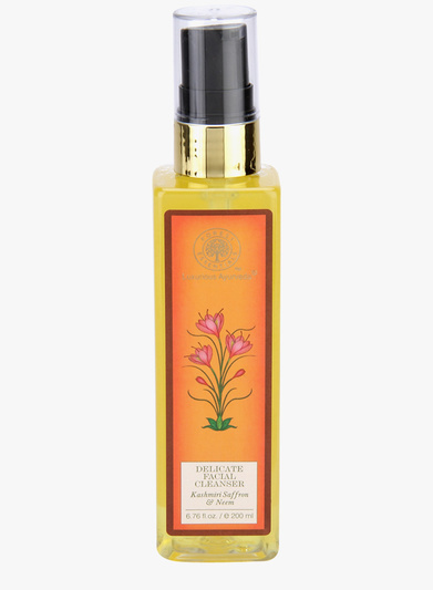 Best Face Washes for Dry Skin India - Forest Essentials Kashmiri Saffron Neem Cleanser