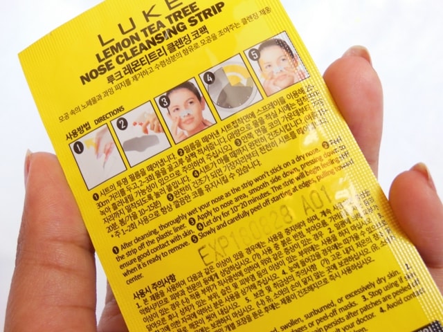 Skin18.com Nose Strips Usage Directions