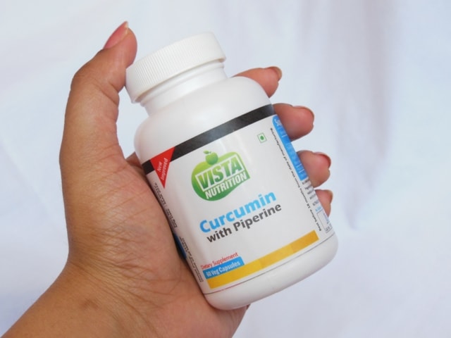 Vista Nutrition Curcumin with Piperine Packaging