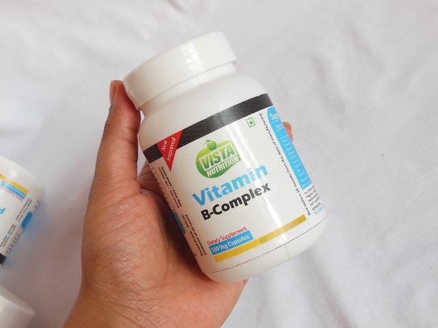Vista Nutrition Vitamin B Complex Supplement Capsules