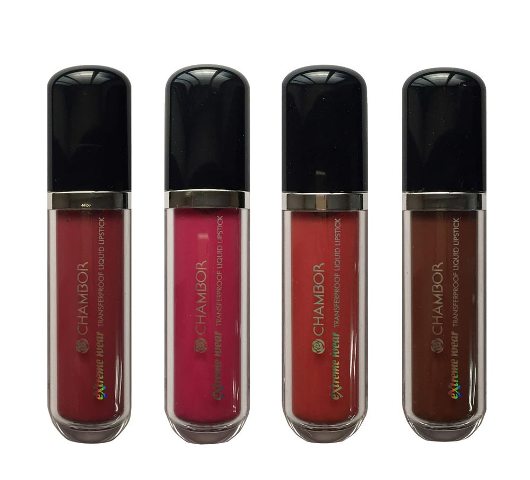 Best Matte Liquid Lipsticks in India - Chambor Extreme Wear Transferproof Liquid Lipstick