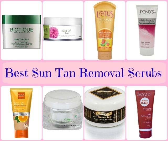 Best Scrubs To Remove Sun Tan