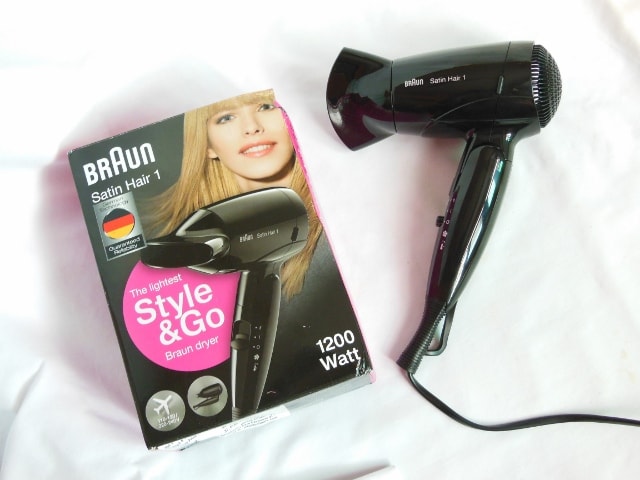 Braun Hair Satin 1 Style and Go Hair Dryer Review