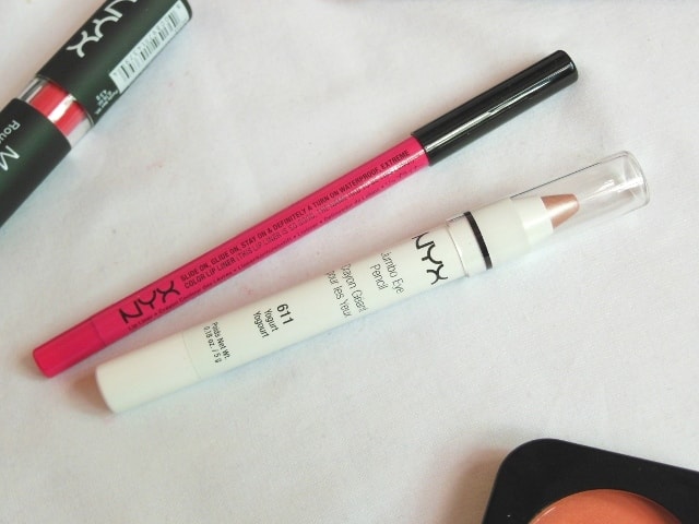 NYX Cosmetics India - NYX Jumbo Pencil and NYX slide on Lip Liner