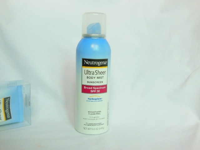 Neutrogena Ultra Sheer Body Mist Sunscreen SPF 30 Review