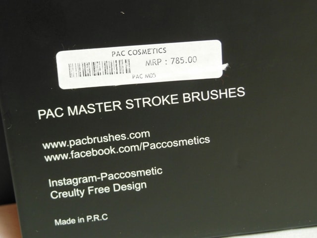 PAC Cosmetics Master Stroke Brushes 05 Price