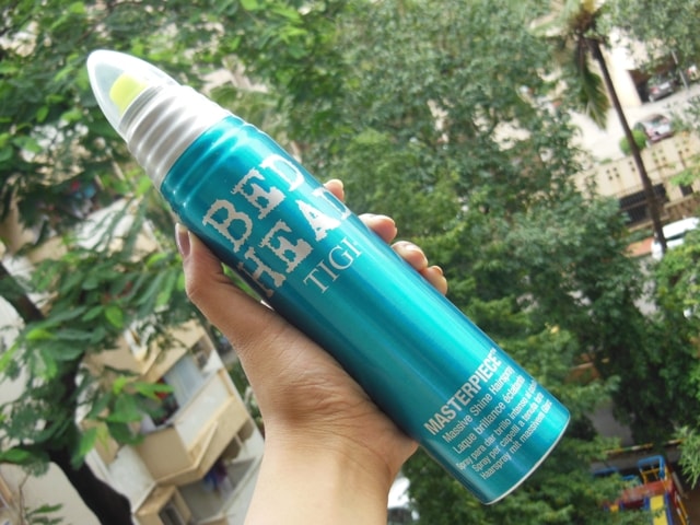 Bed Head TIGI Masterpiece Massive Shine Hairspray Packaging