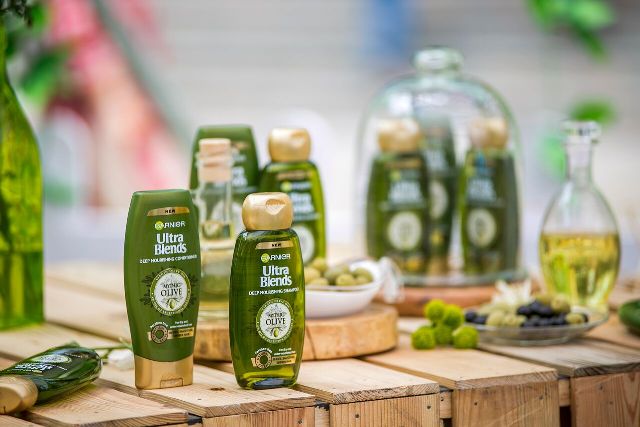 Garnier Ultra Blends Mythic Olive Shampoo and Conditioner Launch