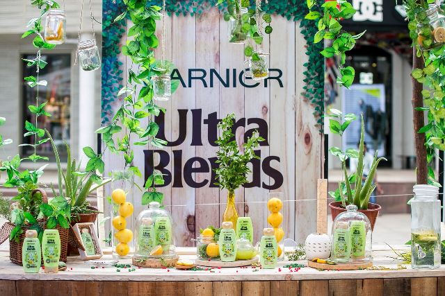 Garnier Ultra Blends Range Launch setup