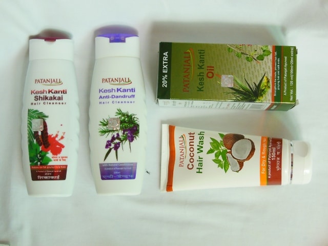 Patanjali Products - Hair Cleansers and Kesh Kanti Hair Oil