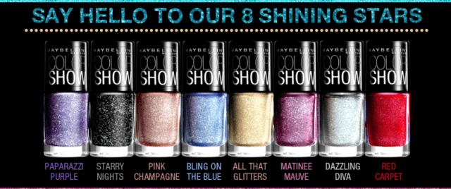 Best Glitter Nail Paints in India -Maybelline Color Show Glitter Mania Nail Polish