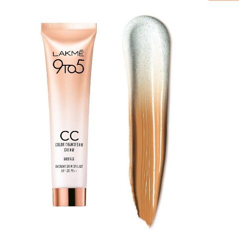 New Launch - Lakme 9 To 5 Complexion Care Color Transform CC Cream Swatch