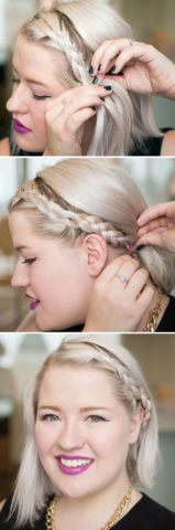 15 Best Hairstyles For Short Hair -Front Braid