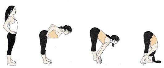 best-yoga-poses-for-pimples-amd-dark-circles-uttanasana-standing-forward-bend-steps