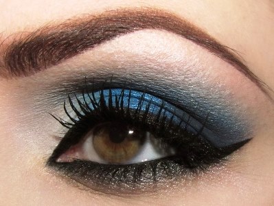 Navy Blue Smokey Eye Makeup by Lisa Eldridge! - Beauty, Fashion ...