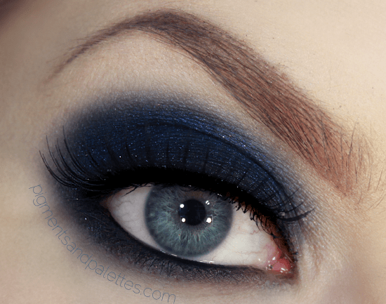 Navy Blue Smokey Eye Makeup by Lisa Eldridge! - Beauty, Fashion ...