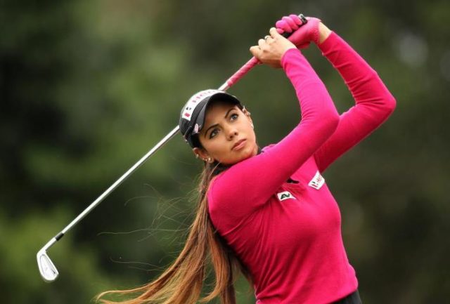 Top 10 Most Stylish Sportswomen of India- Sharmila Nicollet. Golf