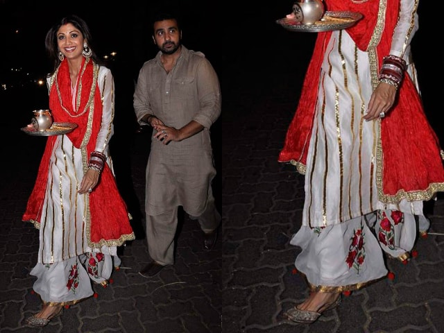 bollywood-celebrities-karwa-chauth-outfit-shilpa-shetty-white-plazzo-2