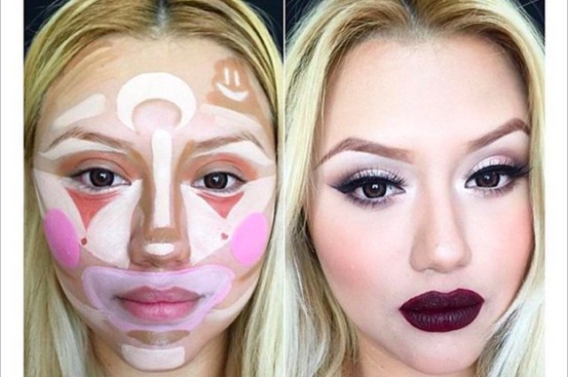 crazy-beauty-trends-ever-clown-contouring