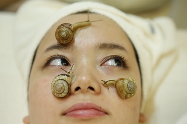 crazy-beauty-trends-ever-snail-facial