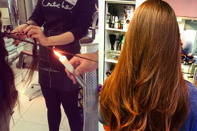 crazy-beauty-trends-ever-candle-therapy-for-split-ends