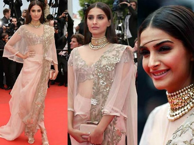 best-ethnic-looks-of-sonam-kapoor-sonam-kapoor-in-saree-on-red-carpet