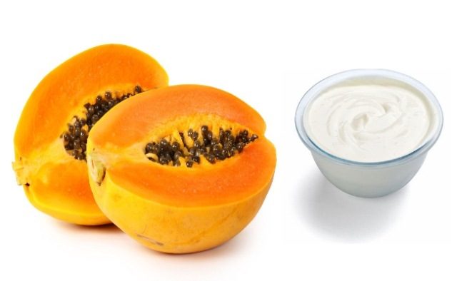 best-conditioner-for-dry-hair-papaya-and-yoghurt-pack